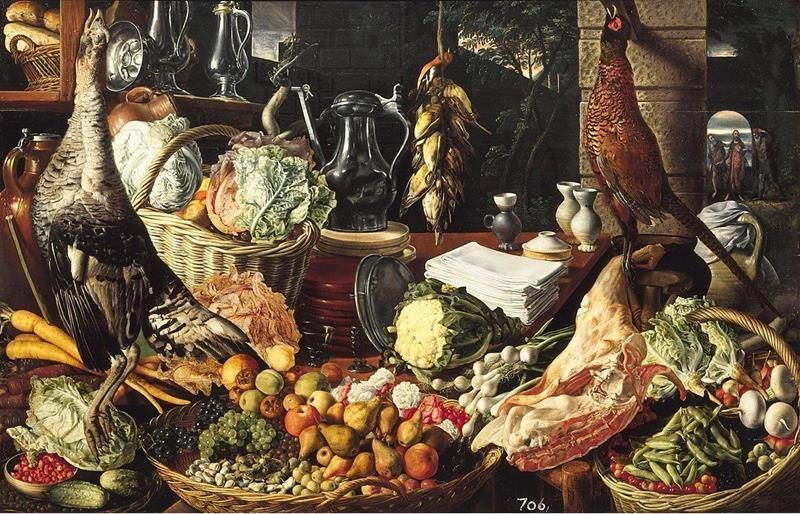 joachim-beuckelaer-kitchen-scene-with-meeting-on-the-road-to-emmaus-1560-65-laia-public-domain-via-wikipedia-commons-800x514